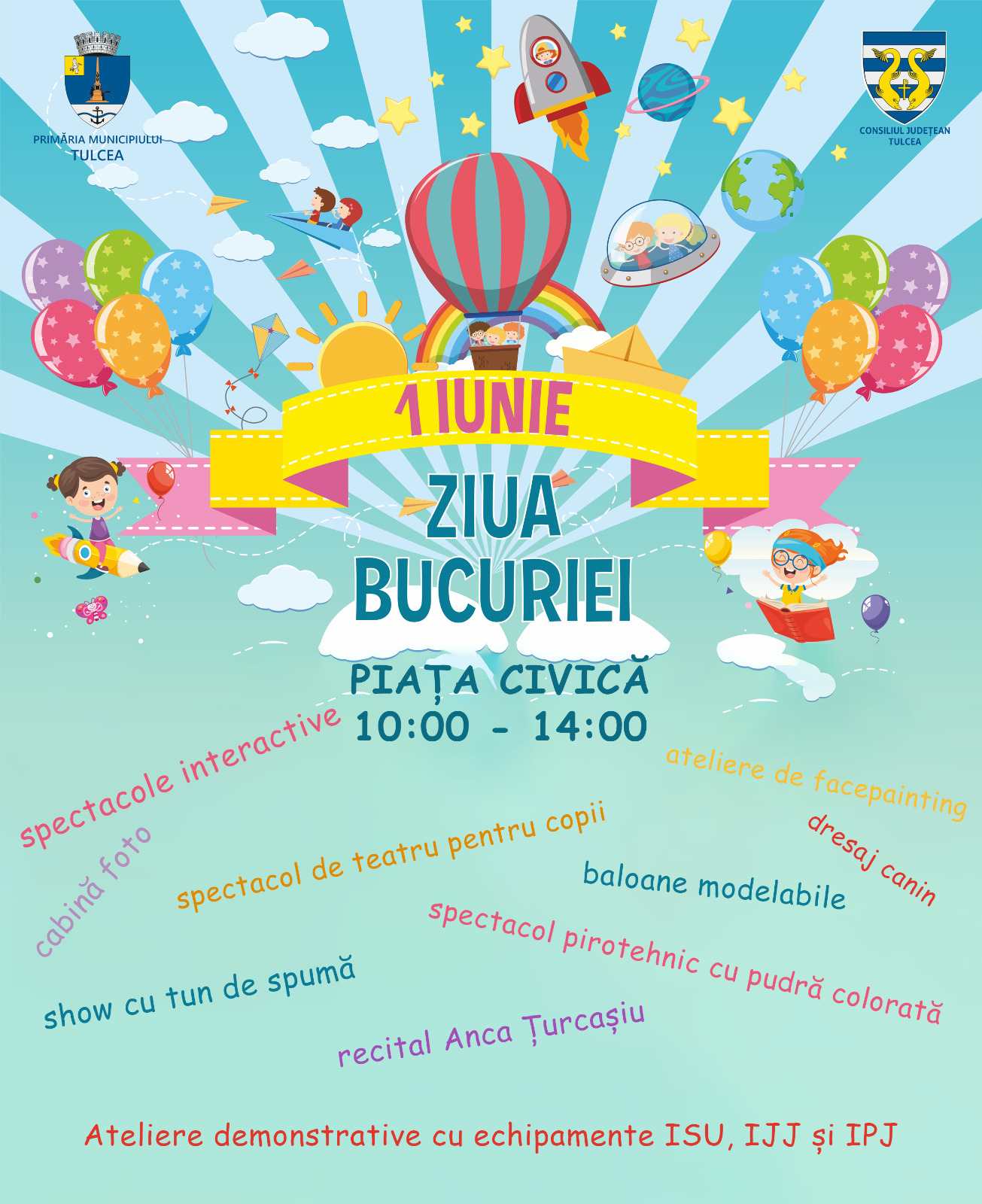 1 Iunie, sărbătorit în Piaţa Civică din Tulcea