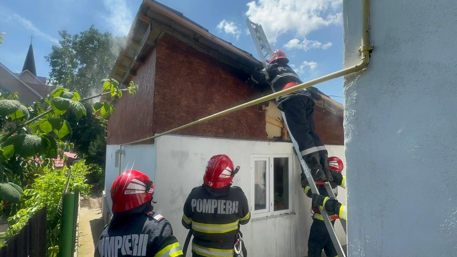 Incendiu la o gospodărie din municipiul TULCEA