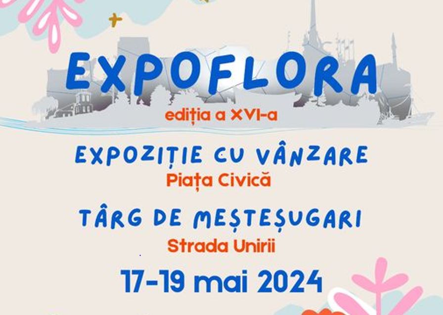 TULCEA: Târg de meșteșugari și EXPOFLORA