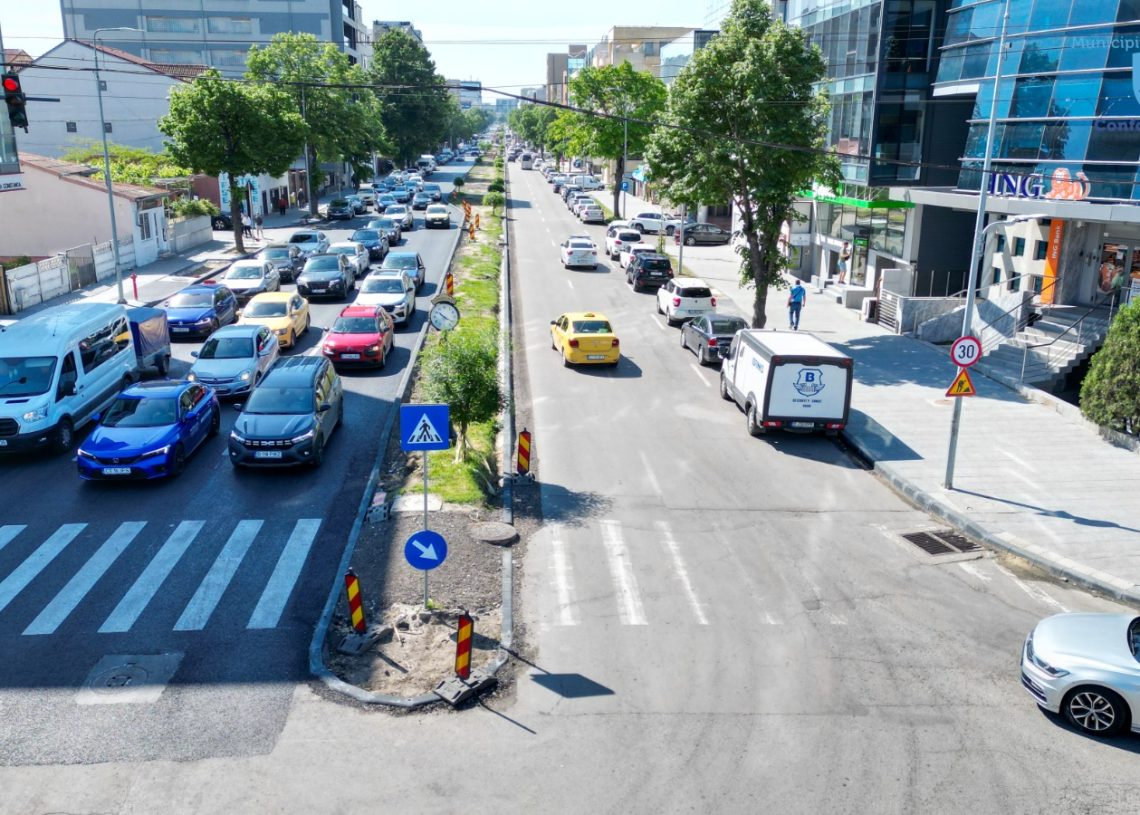 CONSTANȚA: Atenție! Trafic rutier restricționat parțial pe bulevardul Mamaia