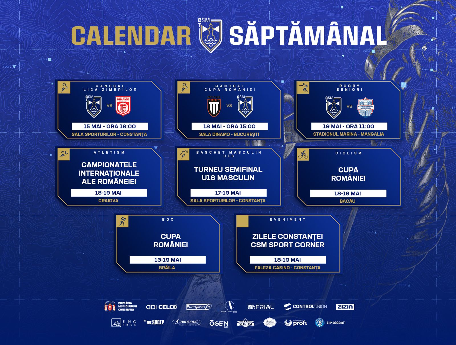 Program intens pentru sportivii de la CSM Constanța