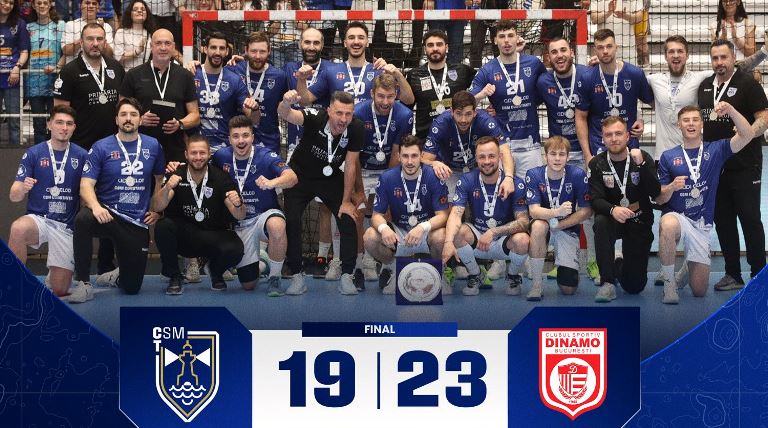 CSM Constanța a fost învinsă de Dinamo în finala Cupei României la handbal masculin