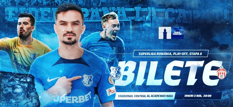 Programul meciurilor din etapa a VIII-a Superligii de fotbal (play-off și play-out)