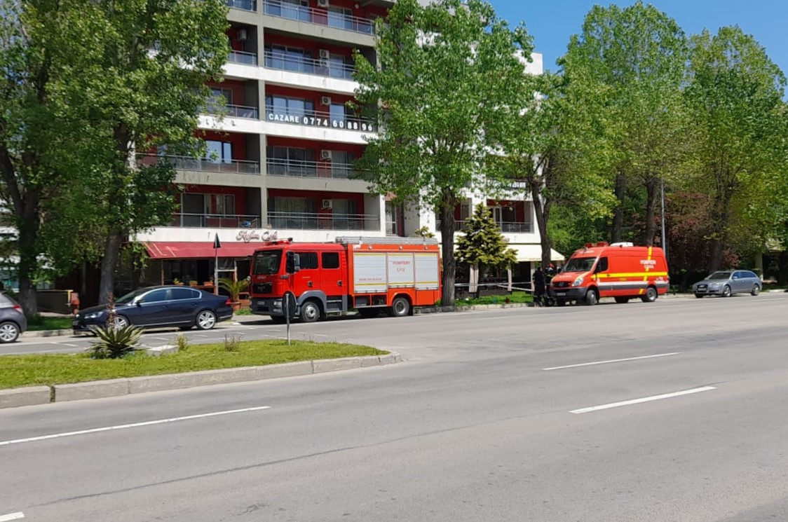Intervenție a pompierilor militari la un hotel din MAMAIA: o conductă de gaz s-a fisurat