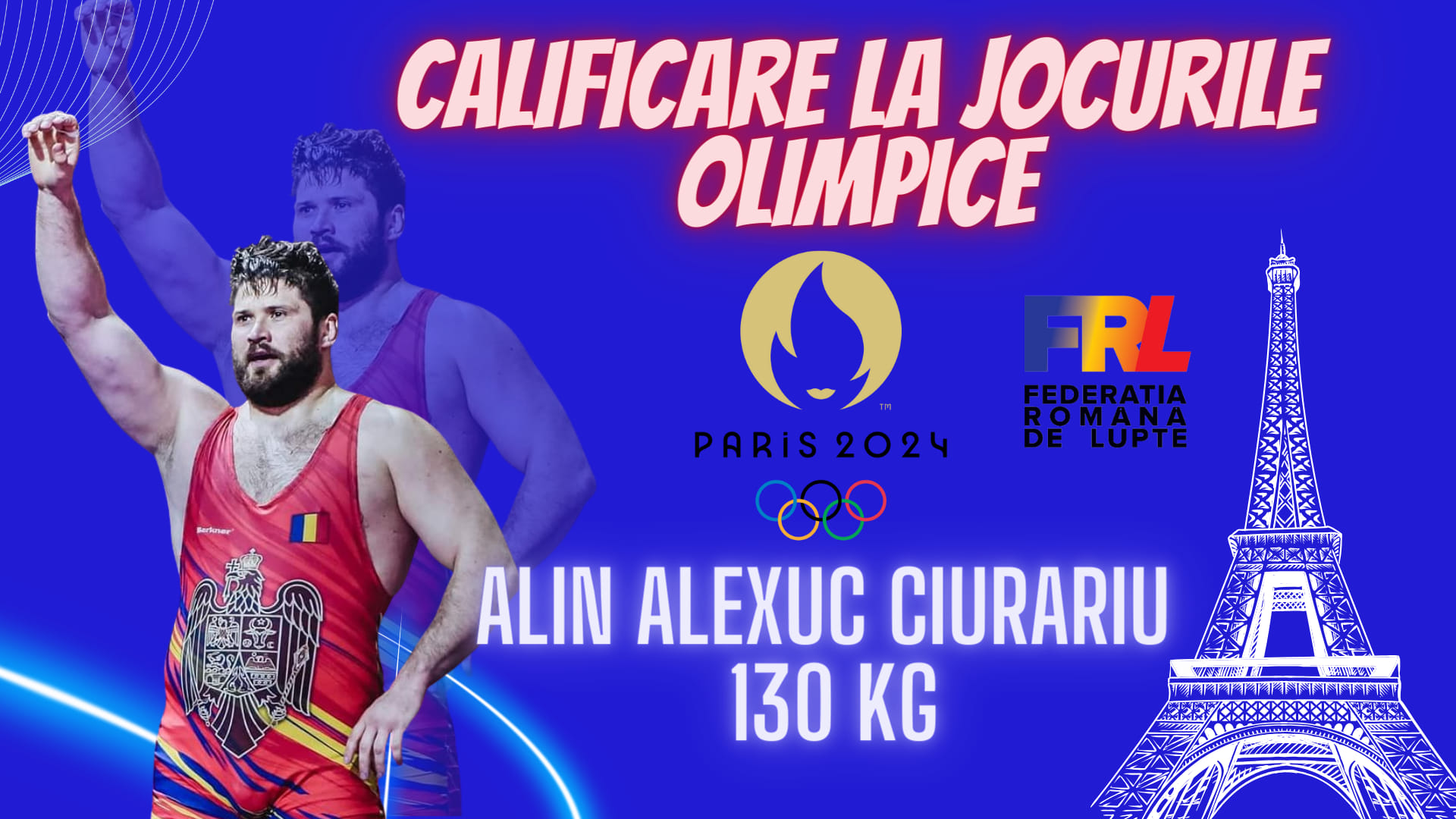 Luptătorul Alin Alexuc-Ciurariu s-a calificat la Jocurile Olimpice de la Paris