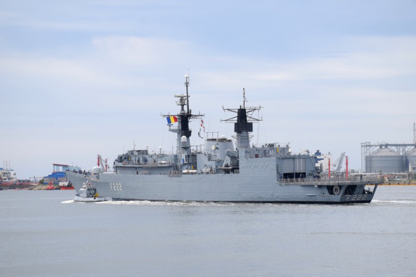 Fregata „Regina Maria” ia parte la operația EUNAVFOR MED „IRINI”