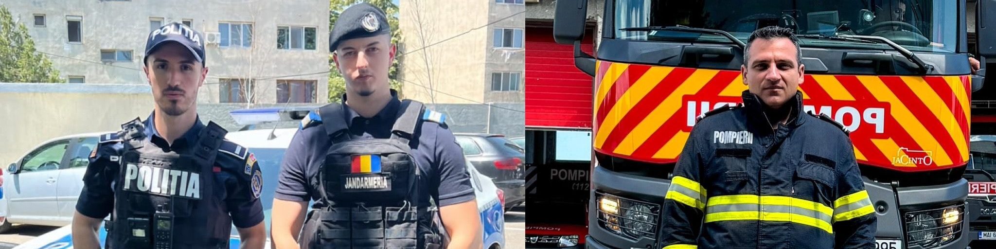 CONSTANŢA: Cine sunt cei trei tineri care au intervenit astăzi, în cazul bărbatului care amenința că se autoincendiază