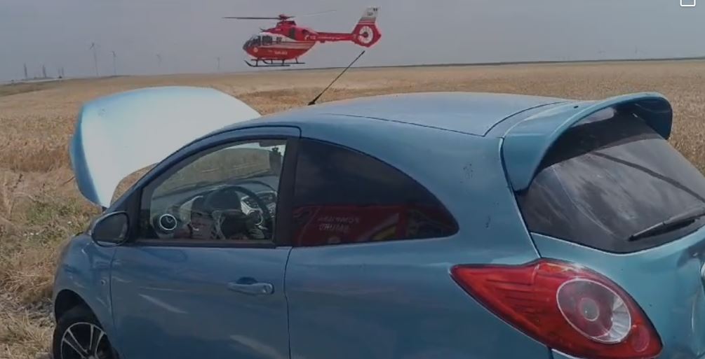 VIDEO: Accident cu cinci mașini implicate pe DJ 224, între Tortoman și Siliștea. 18 persoane implicate