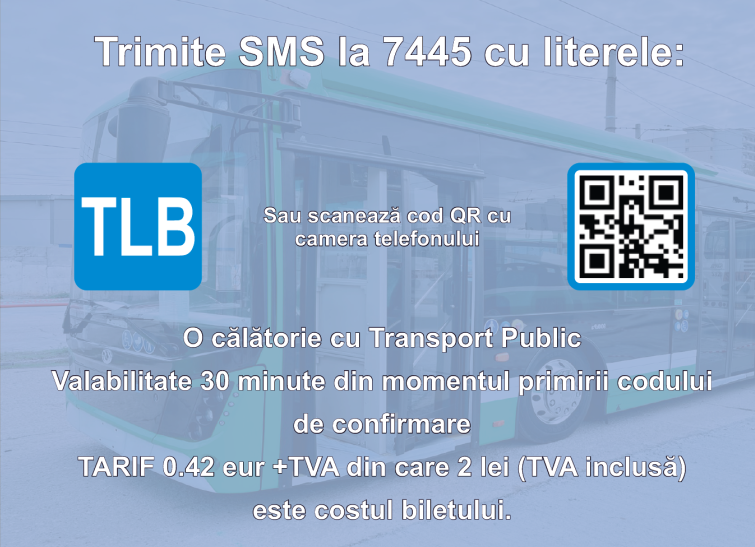 Biletele STP Tulcea se pot cumpăra și prin SMS