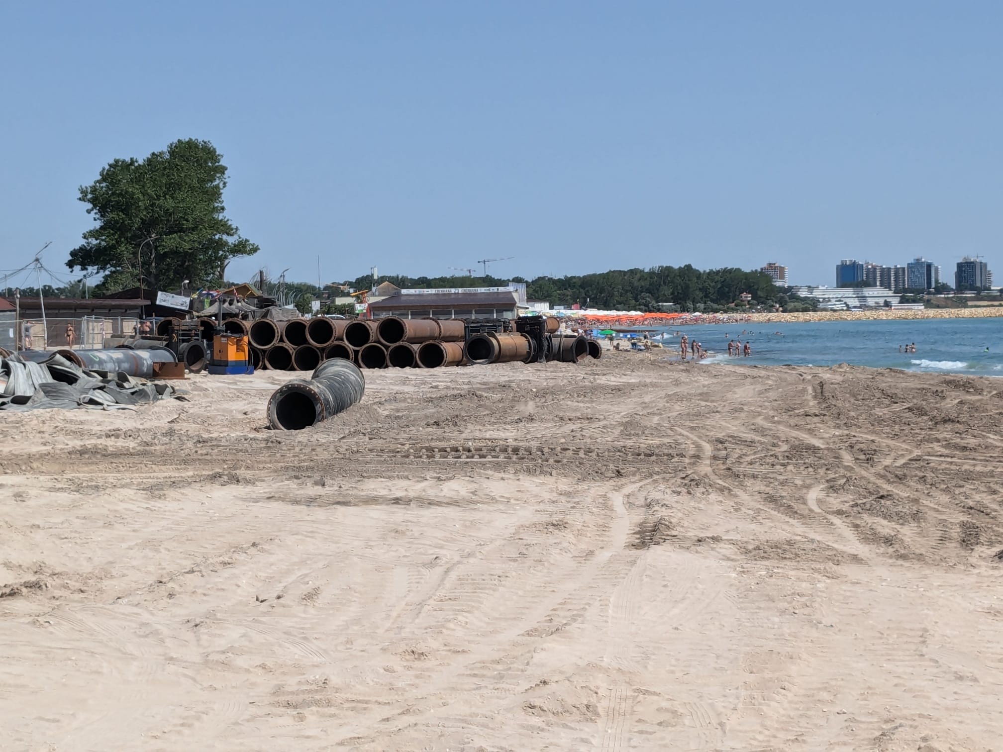 Plajele din sudul litoralului vor intra din nou într-un proces neplanificat de înnisipare și extindere