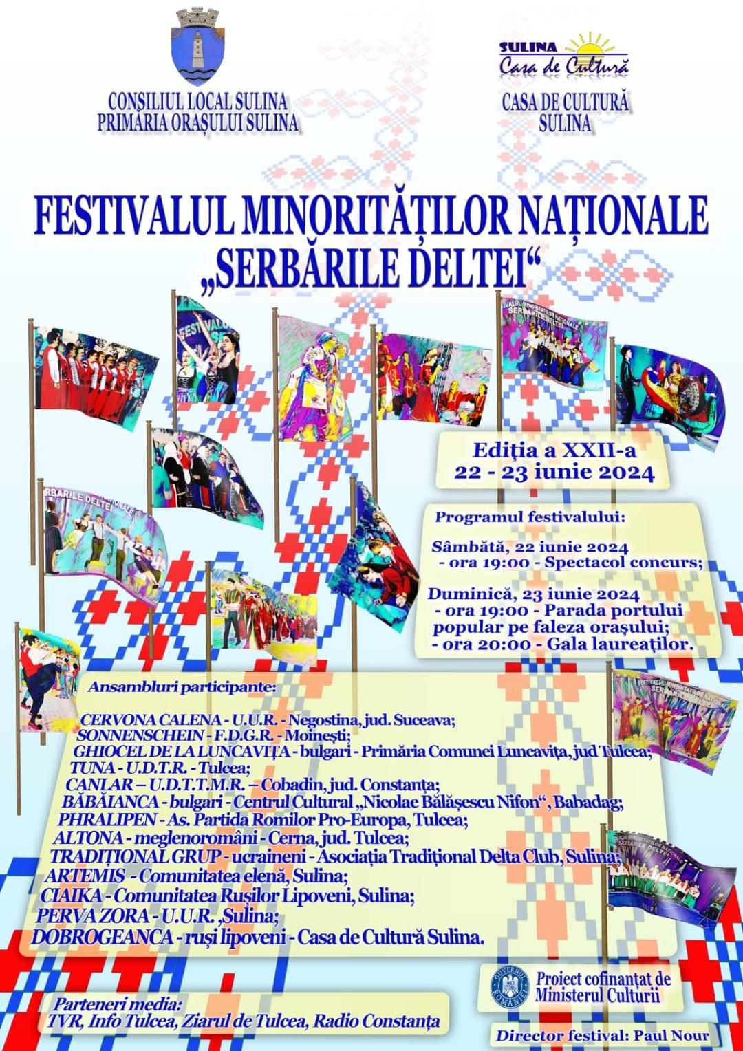 SULINA: Festivalul Concurs al Minorităţilor Naţionale SERBĂRILE DELTEI