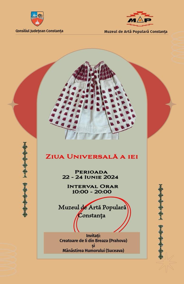 Ziua Universală a Iei, la Muzeul de Artă Populară Constanţa