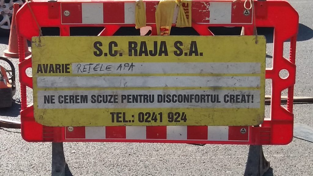 Zone din Năvodari, Corbu și Lumina au rămas fără apă la robinete, din cauza unei avarii RAJA