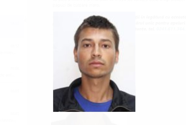 NĂVODARI: Bărbat căutat de Poliție