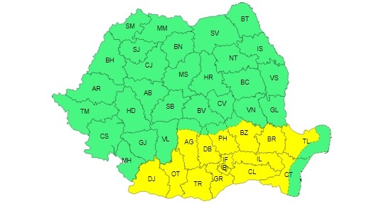 ANM a emis un nou COD GALBEN de caniculă. Când scăpăm de valul de căldură