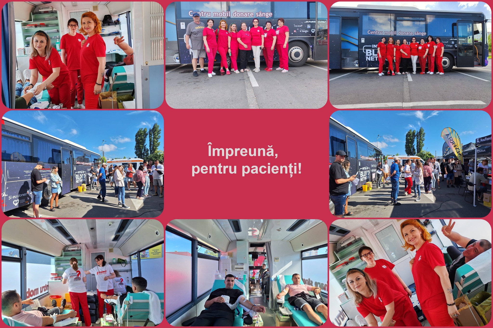 CONSTANȚA: Peste 120 de persoane au donat sânge la Caravana Blood Network