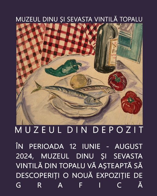 O nouă expoziție de grafică se deschide la Muzeul „Dinu și Sevasta Vintilă” din Topalu