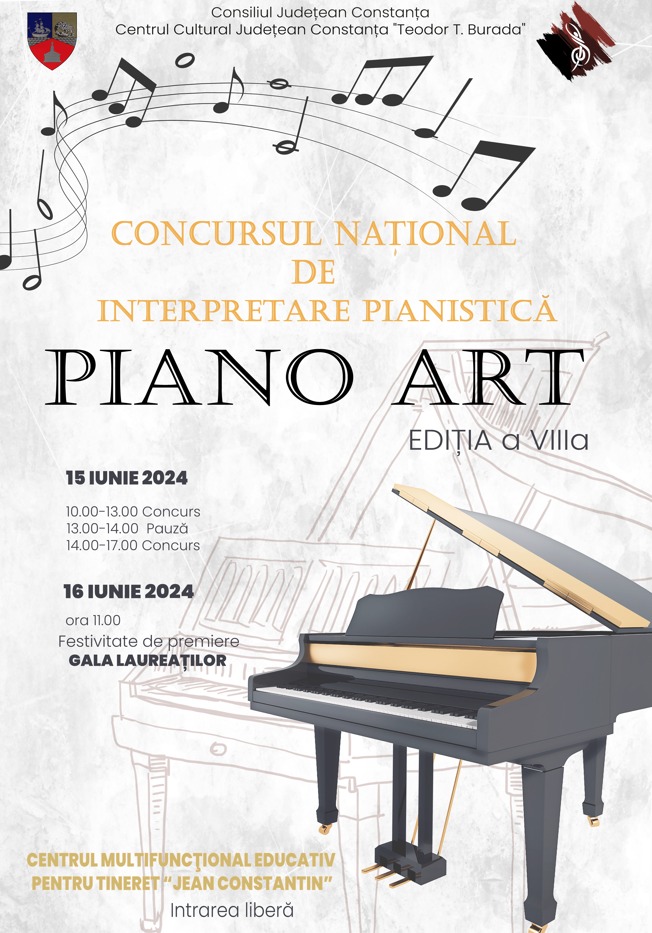 Peste 70 de elevi sunt așteptați la Concursul Național de Interpretare Pianistică de la Constanța