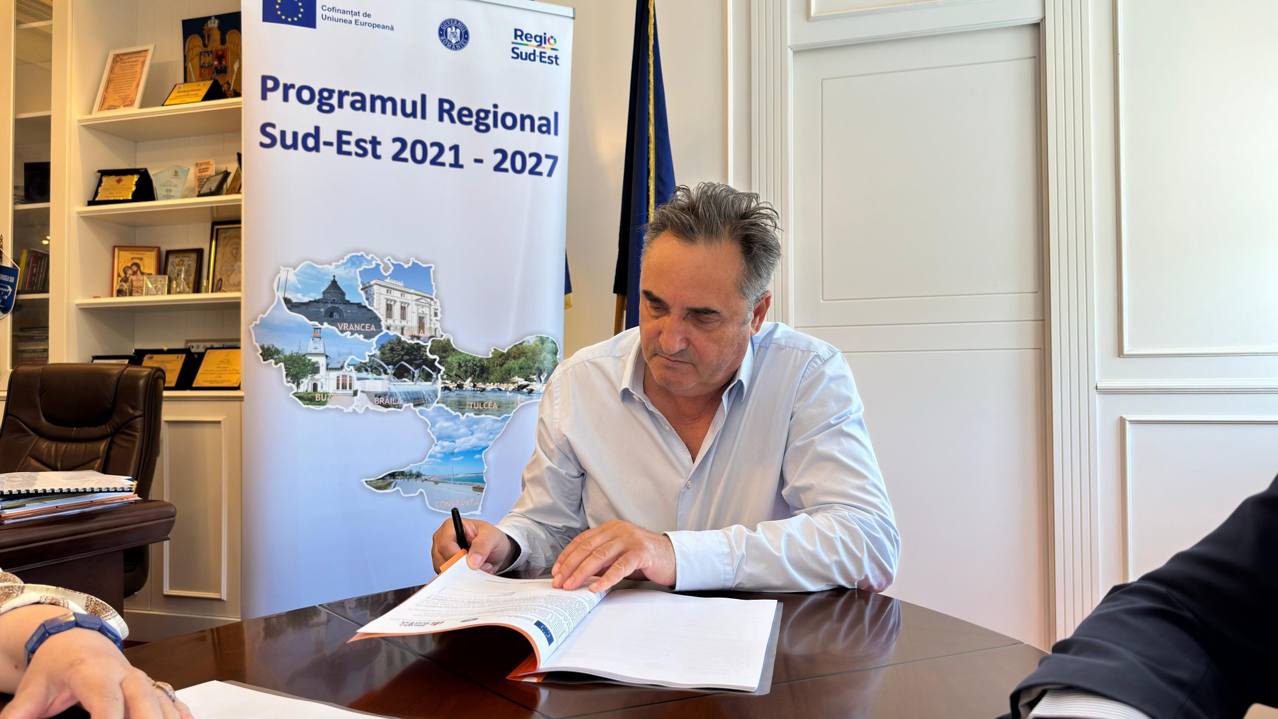 A fost semnat contractul de finanțare aferent proiectului „Reabilitare, modernizare și dotare Palat Administrativ – Județul Constanța – consolidare”, în valoare de peste 3,3 milioane de euro