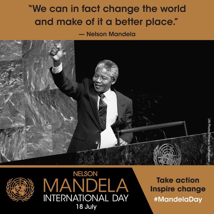 18 iulie – Ziua internaţională Nelson Mandela (ONU)