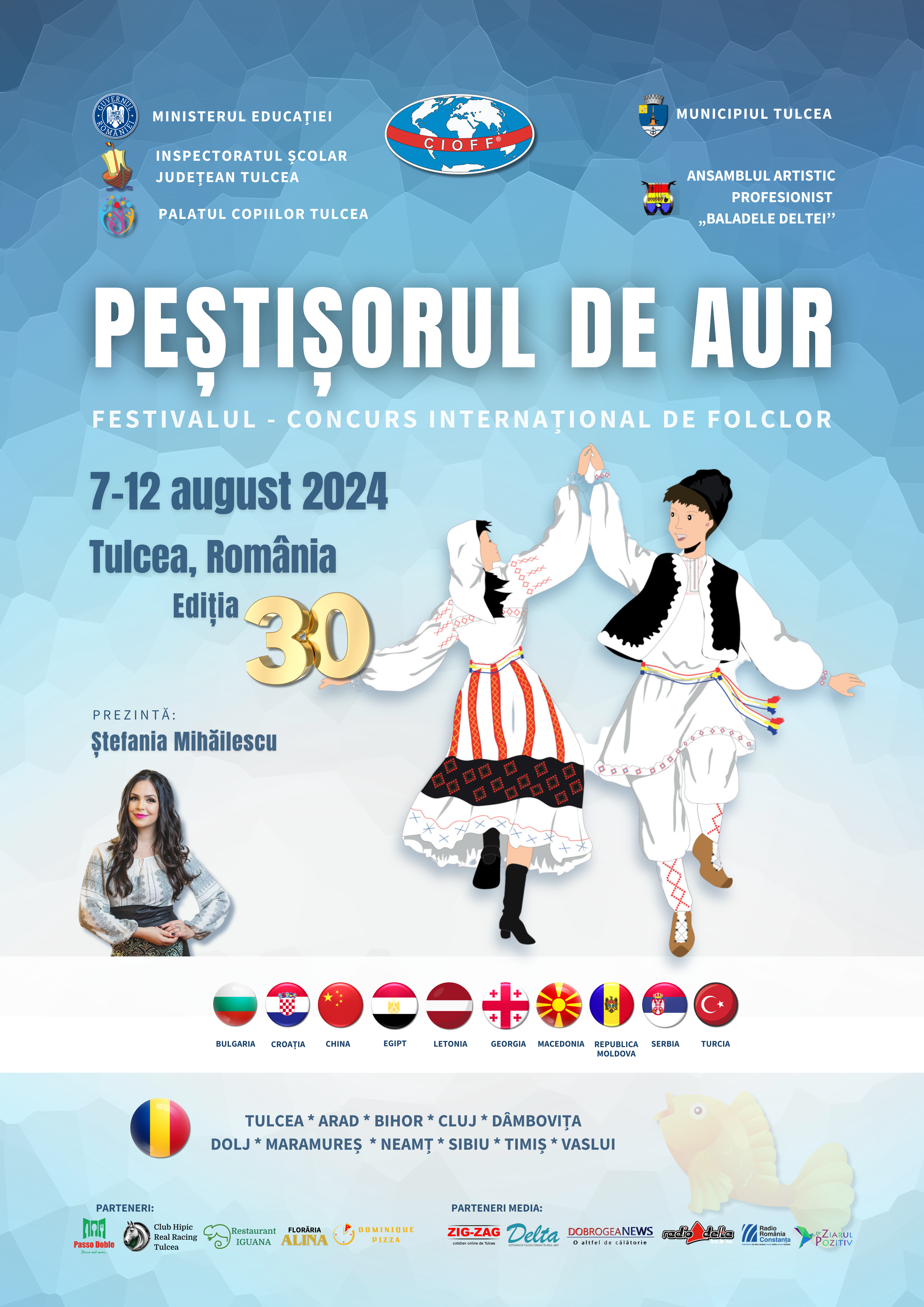 TULCEA: Festivalul „Peștișorul de Aur” are loc în perioada 7-12 august