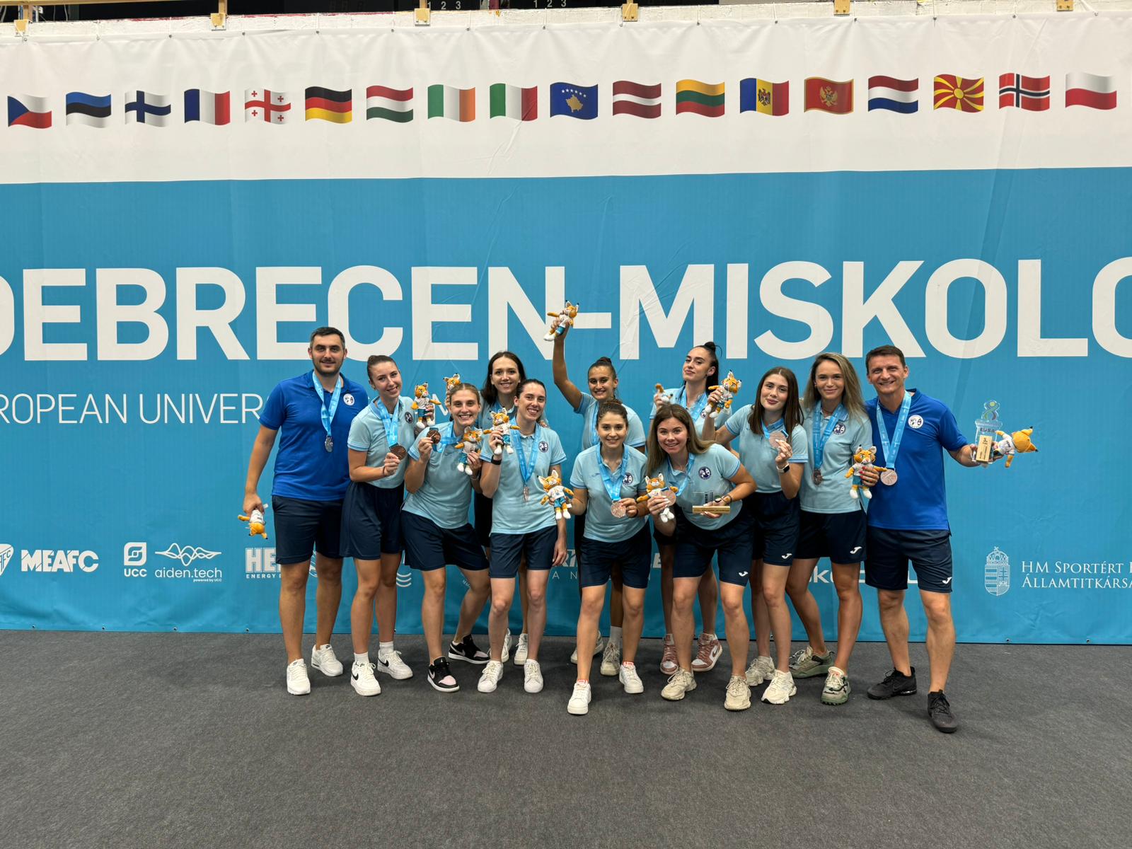 Formația Universității Ovidius din Constanța a câștigat medalia de bronz la Jocurile Universitare Europene