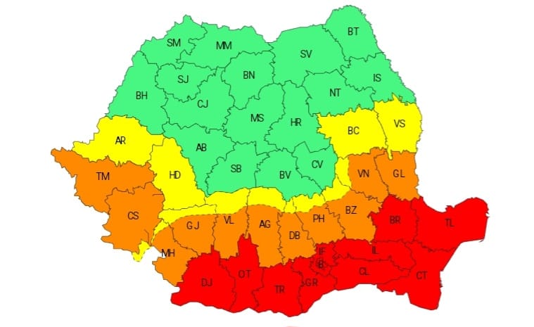 Restricţiile de circulaţie se menţin în 10 judeţe
