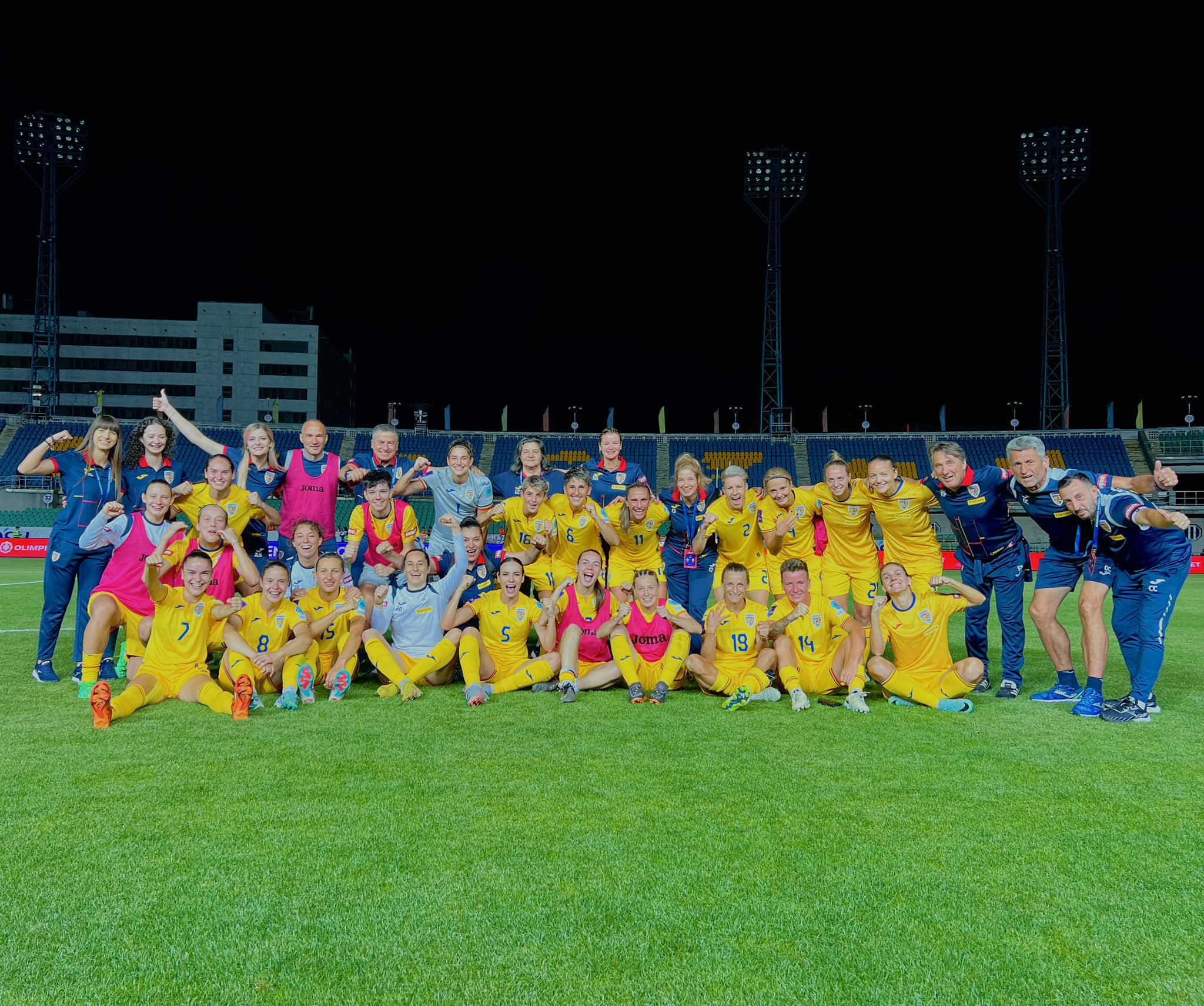 Reprezentativa de fotbal feminin a României a promovat în Liga B europeană