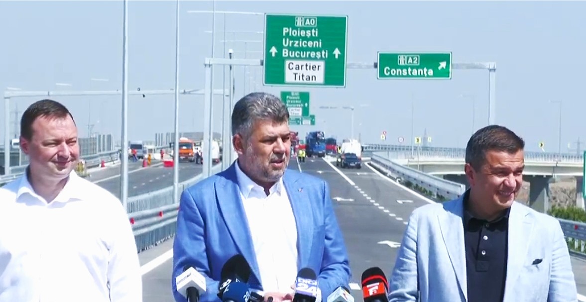 Sorin Grindeanu: Ultimii kilometri din Lotul 1 al Autostrăzii A0 Sud se deschid circulației