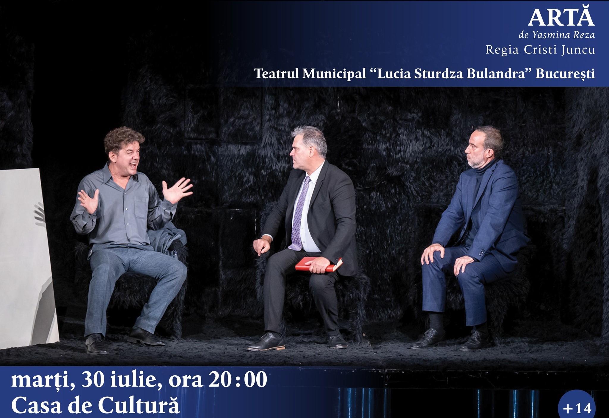 AUDIO | SEAS 2024 continuă cu spectacolul „Artă”, la Casa de Cultură din Constanța