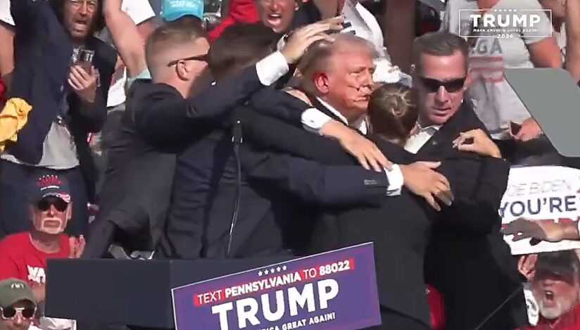 Donald Trump, împușcat la un miting electoral în Pennsylvania