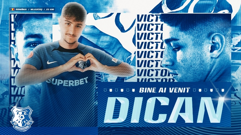 Farul Constanța l-a achiziționat pe mijlocașul Victor Dican