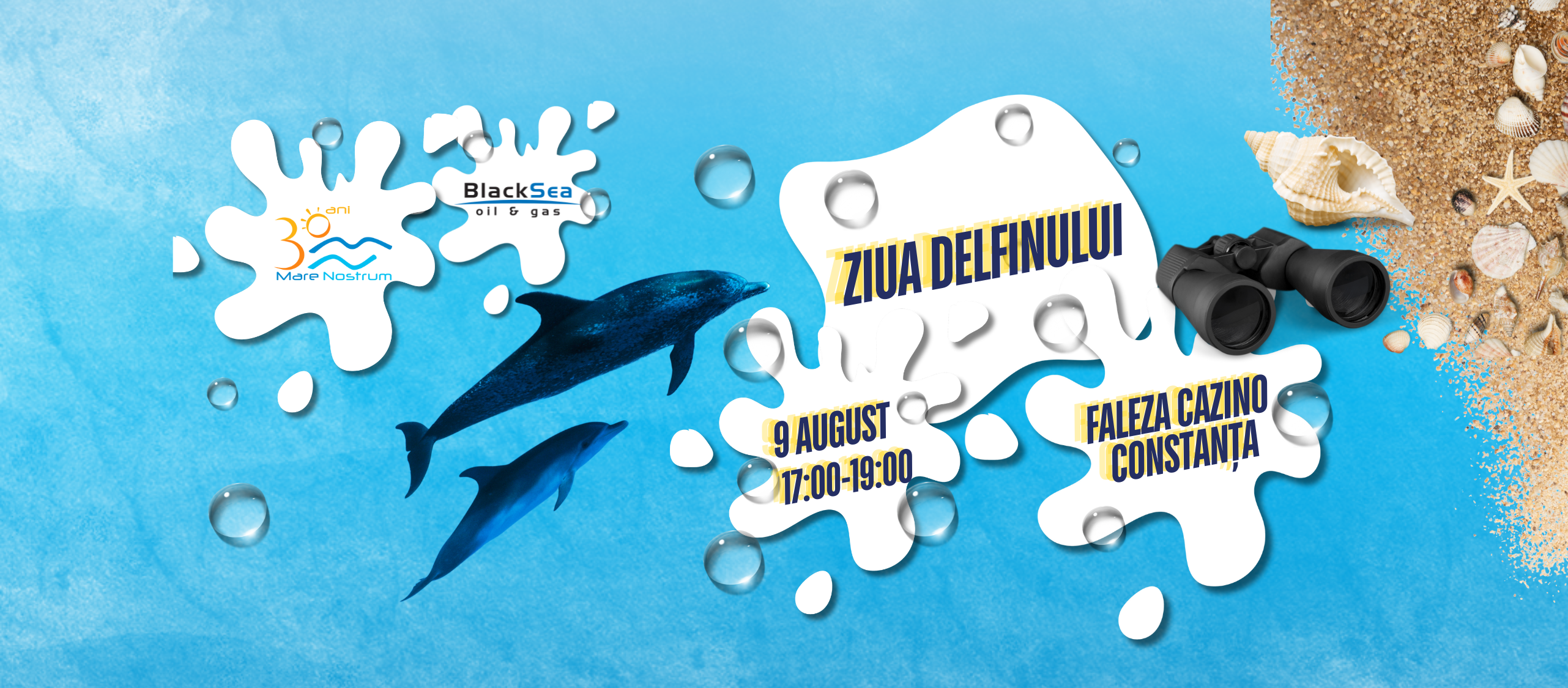 ”Ziua Delfinului” va avea loc pe 9 august, pe Faleza Cazino din Constanța