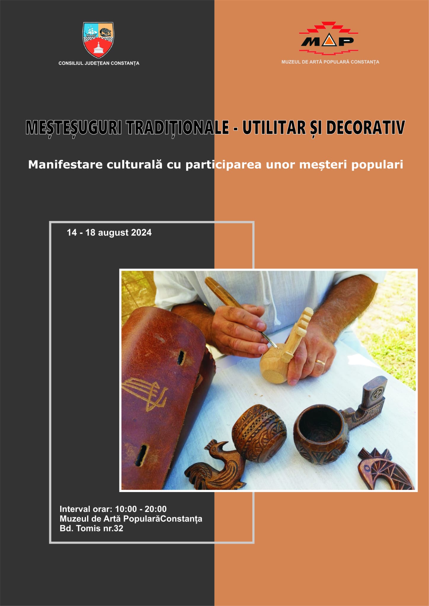 „Meșteșuguri tradiționale – utilitar și decorativ”, la Muzeul de Artă Populară Constanţa