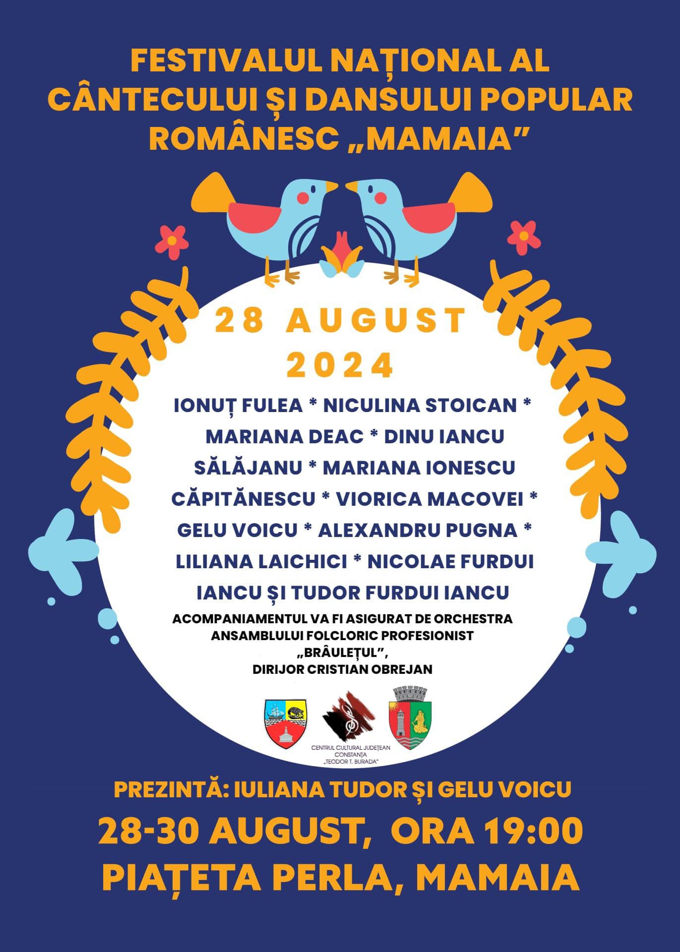 AUDIO | Începe Festivalul Național al Cântecului și Dansului Popular Românesc “Mamaia”, ediția 2024