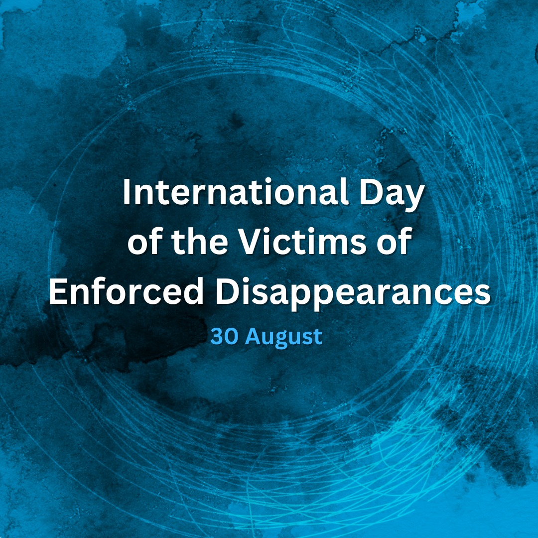 30 august – Ziua internaţională a persoanelor dispărute (ONU)