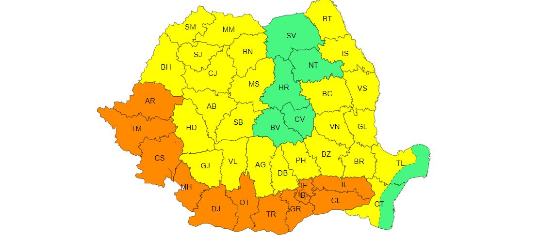 ANM: Caniculă şi disconfort termic accentuat în aproape toată ţară