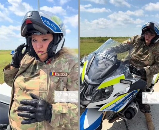 Polițistul care i-a împrumutat Dianei Șoșoacă motocicleta și casca, pentru un clip electoral, a fost destituit