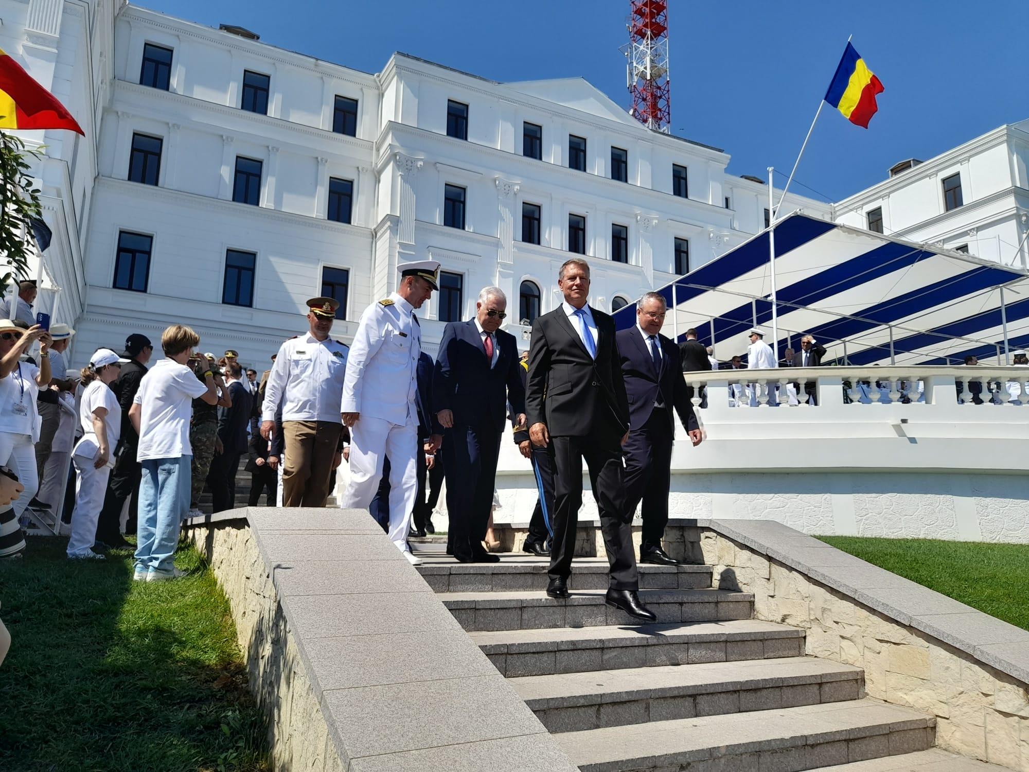 Klaus Iohannis: Forțele Navale Române reprezintă un simbol al puterii și al rezilienței naționale