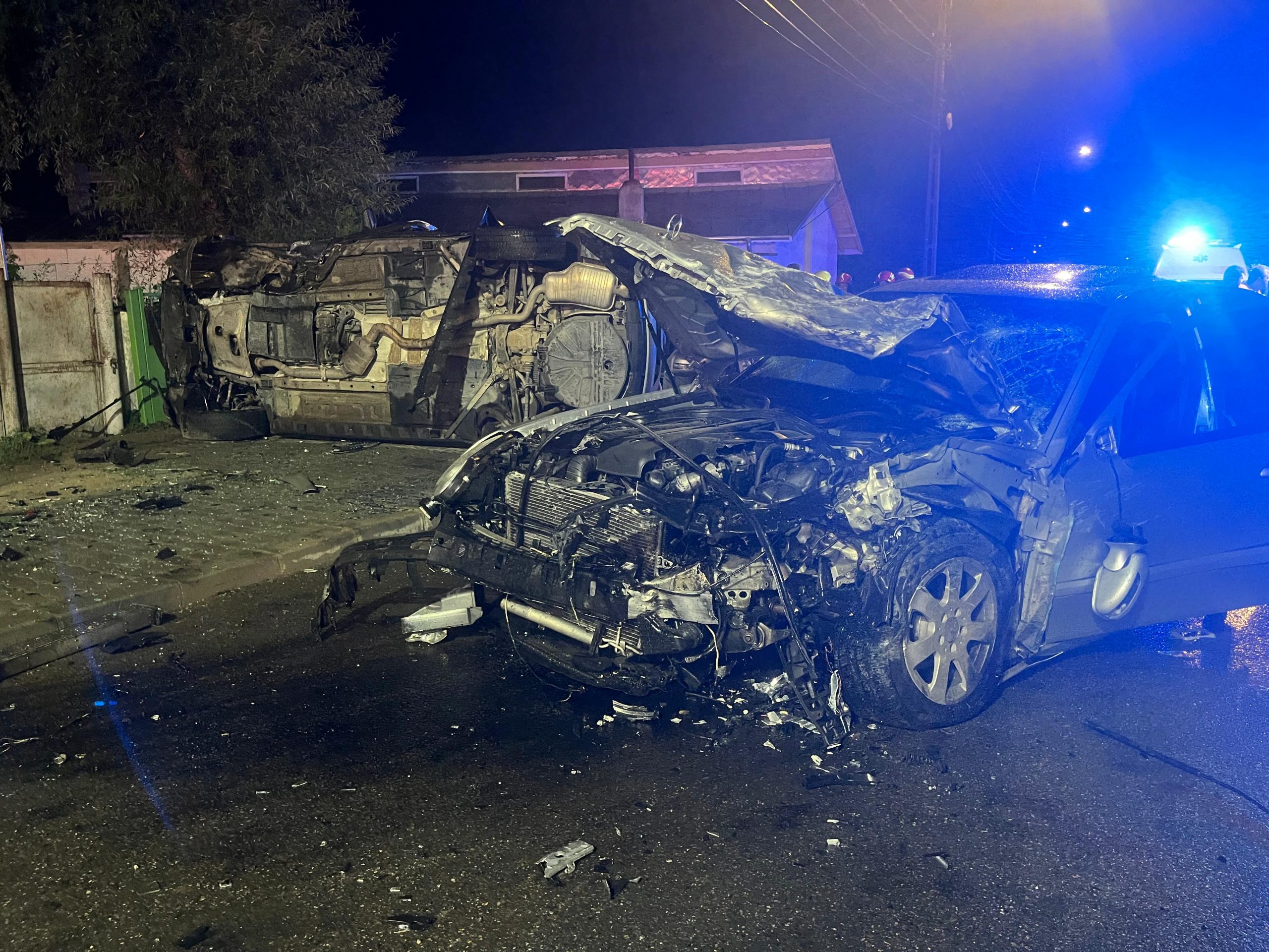TULCEA: Accident rutier cu opt persoane implicate
