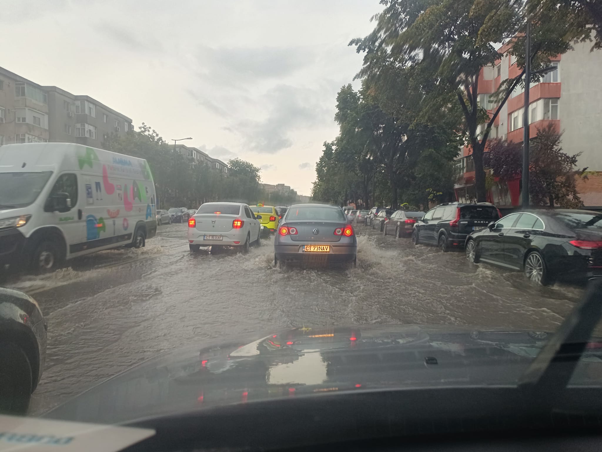 CONSTANȚA: Sunt așteptate ploi care vor depăși 50 l/mp! De 10 ori mai mult decât ploaia din această dimineață