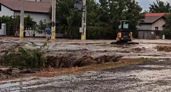 Furtuna a făcut prăpăd în județul Constanța