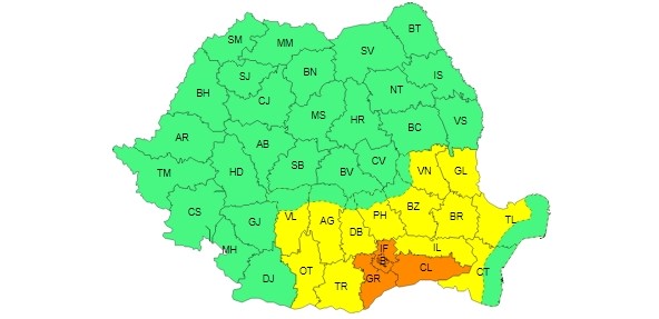 Valul de caniculă se restrânge, dar nu scăpăm de arșiță nici joi