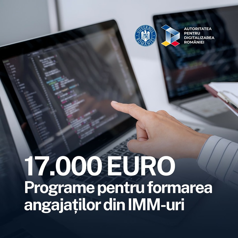AUDIO | Cursuri în cadrul proiectului ADR „Competențe în tehnologii avansate pentru IMM-uri,” finanțat prin PNRR