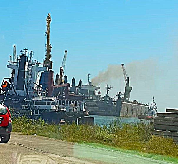 ANR despre incendiul de la bordul navei din Șantierul Midia, soldat cu 4 morți