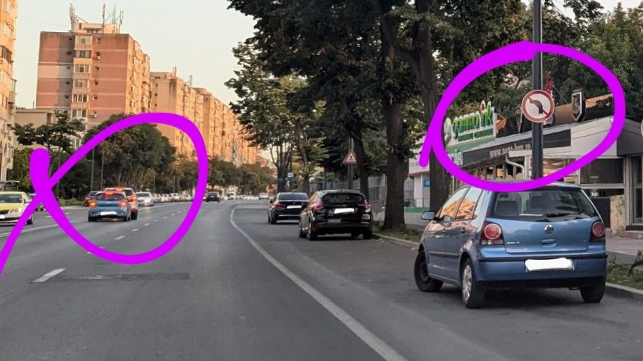 CONSTANȚA: Indicatorul rutier de pe Lăpușneanu, care induce în eroare șoferii, va fi demontat