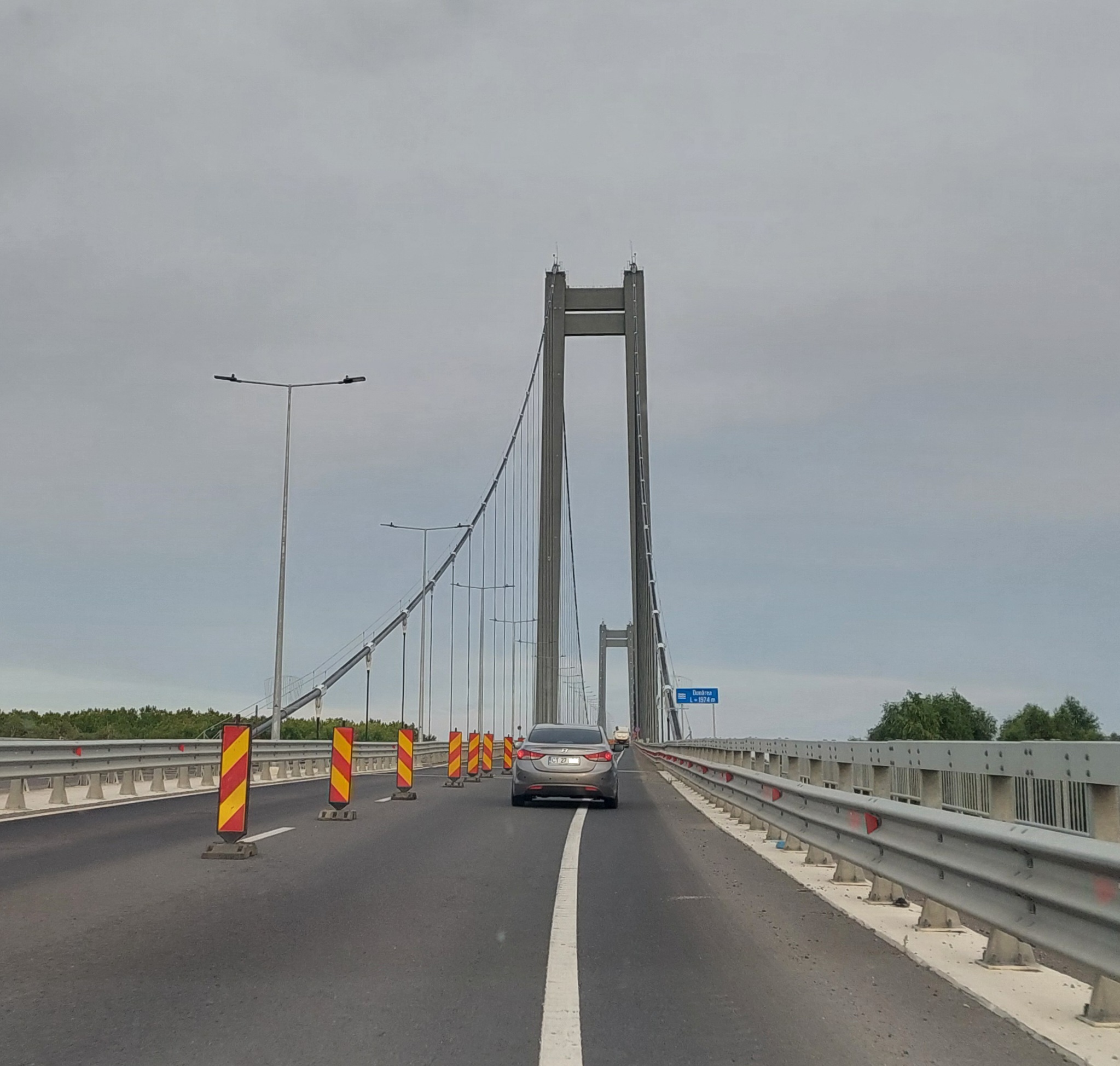 CNAIR: Pe 8 octombrie se aşterne primul strat de mixtură bituminoasă pe podul de la Brăila