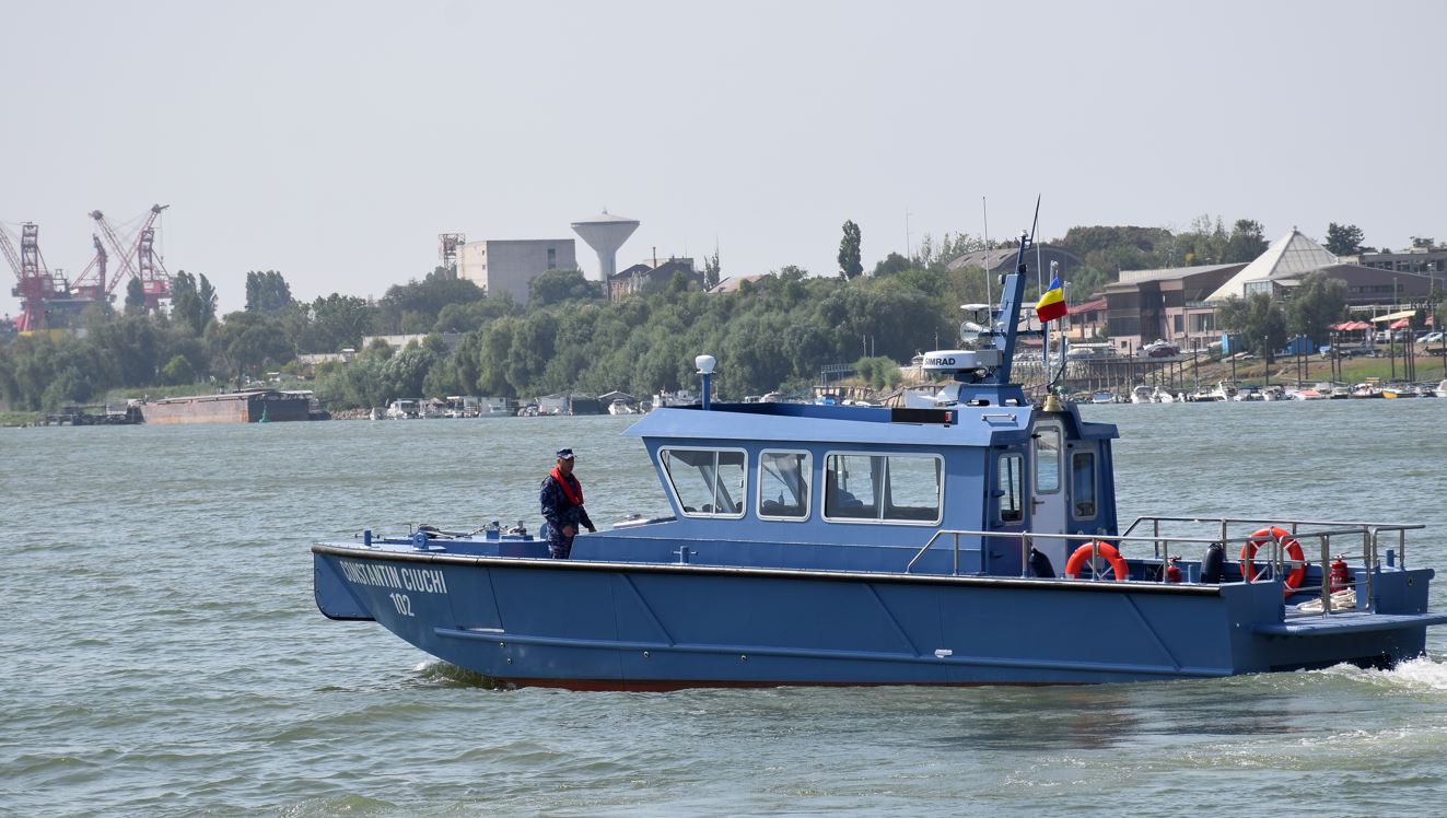O nouă șalupă rapidă de intervenție a intrat în serviciul Forțelor Navale Române