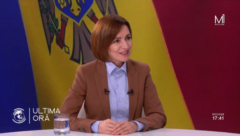 VIDEO | Maia Sandu, surprinsă de cutremurul din România în direct, în timpul unui interviu televizat