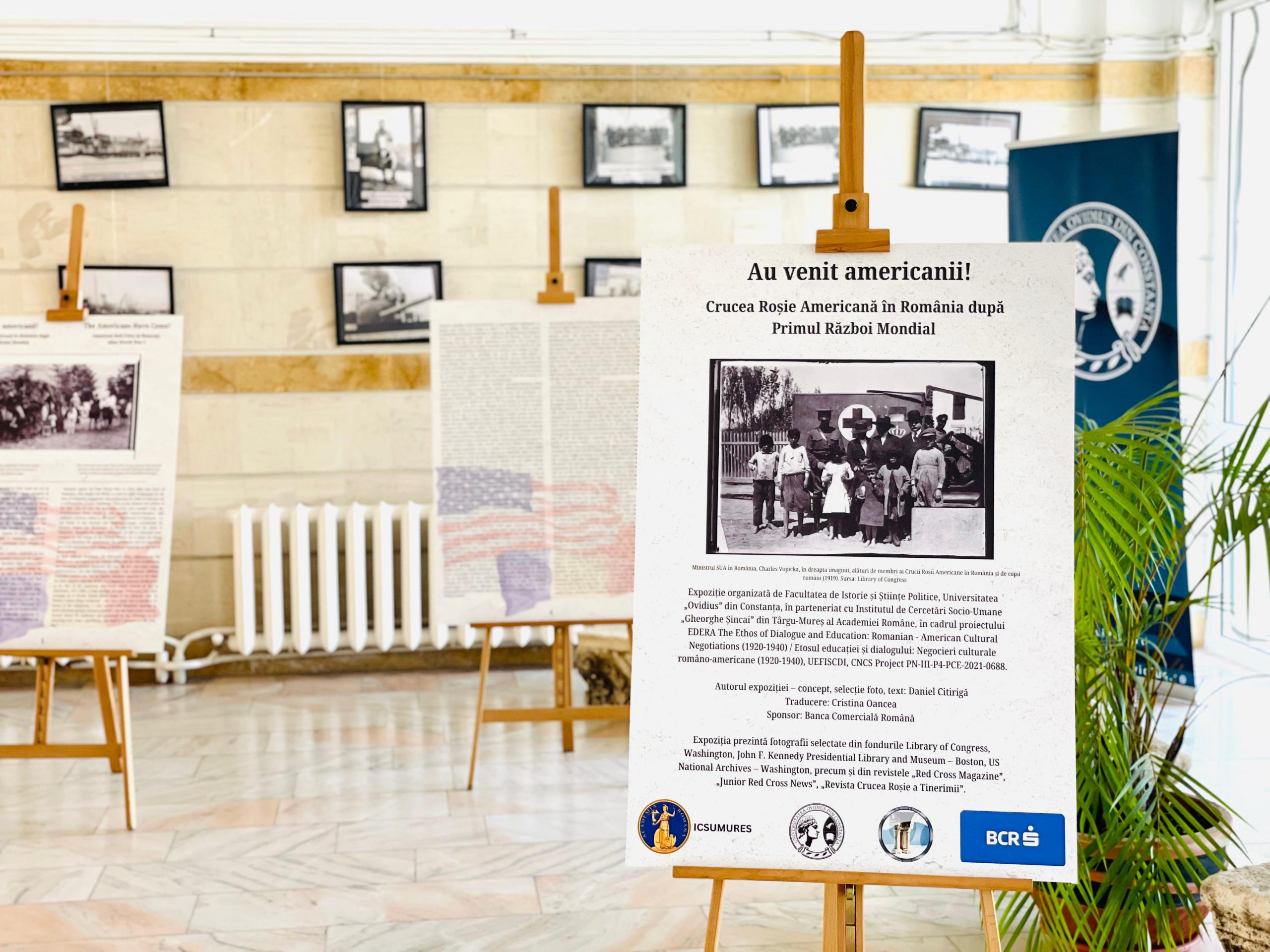 CONSTANȚA: Vernisajul expoziției „Au venit americanii” – Crucea Roșie Americană în România după Primul Război Mondial